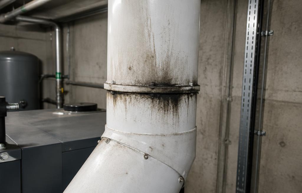 Flue before service