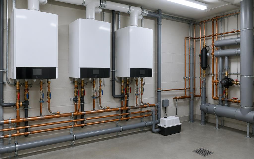 Plant room seen from the engineer's point of view
